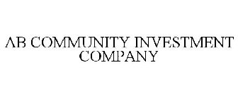 AB COMMUNITY INVESTMENT COMPANY