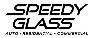 SPEEDY GLASS AUTO · RESIDENTIAL · COMMERCIAL