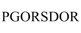PGORSDOR