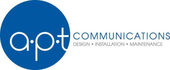 APT COMMUNICATIONS COMMUNICATIONS DESIGN INSTALLATION MAINTENANCE