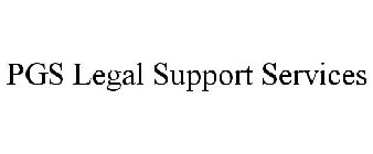 PGS LEGAL SUPPORT SERVICES