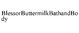 BLESSORBUTTERMILKBATHANDBODY