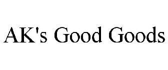 AK'S GOOD GOODS