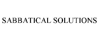 SABBATICAL SOLUTIONS
