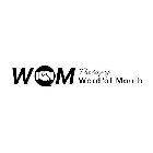 WOM THERAPY WORD OF MOUTH
