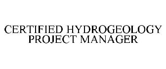 CERTIFIED HYDROGEOLOGY PROJECT MANAGER