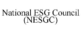 NATIONAL ESG COUNCIL (NESGC)