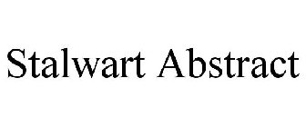 STALWART ABSTRACT