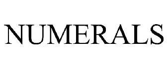 NUMERALS