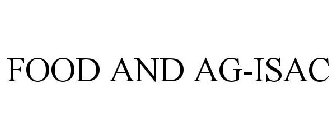 FOOD AND AG-ISAC