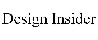 DESIGN INSIDER