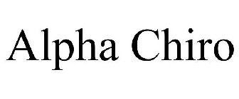ALPHA CHIRO