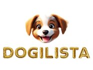 STYLIZED TEXT CONSIST OF 3D RENDERING OF GOLD FUR FORMING THE WORDS DOGILISTA