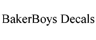 BAKERBOYS DECALS