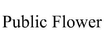 PUBLIC FLOWER