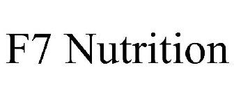 F7 NUTRITION