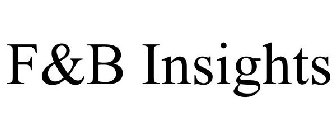 F&B INSIGHTS