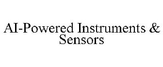 AI-POWERED INSTRUMENTS & SENSORS