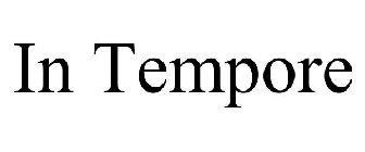 IN TEMPORE
