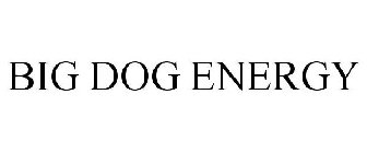 BIG DOG ENERGY