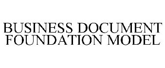 BUSINESS DOCUMENT FOUNDATION MODEL