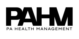 PAHM PA HEALTH MANAGEMENT