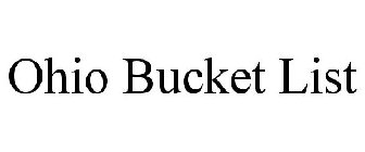 OHIO BUCKET LIST