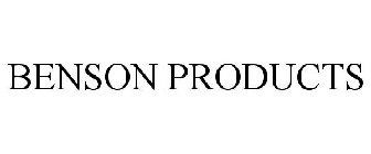 BENSON PRODUCTS