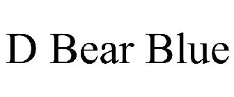D BEAR BLUE