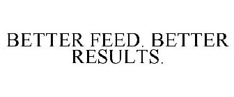 BETTER FEED. BETTER RESULTS.