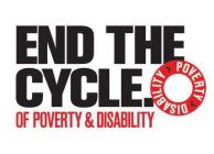 END THE CYCLE. OF POVERTY & DISABILITY POVERTY DISABILITY
