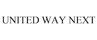 UNITED WAY NEXT