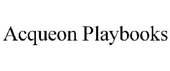 ACQUEON PLAYBOOKS