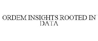 ORDEM INSIGHTS ROOTED IN DATA