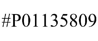 #P01135809