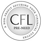 CFL PRE-NEED A NON-PROFIT SECURING YOUR FINANCIAL FUTUREFINANCIAL FUTURE