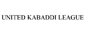 UNITED KABADDI LEAGUE