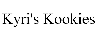 KYRI'S KOOKIES