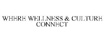 WHERE WELLNESS & CULTURE CONNECT