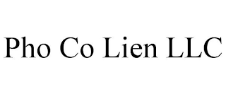 PHO CO LIEN LLC
