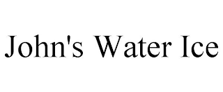 JOHN'S WATER ICE
