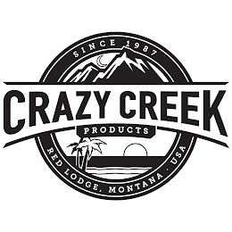 CRAZY CREEK PRODUCTS SINCE 1987 RED LODGE, MONTANA · USA