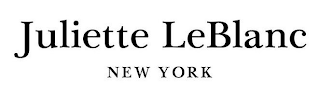 JULIETTE LEBLANC NEW YORK
