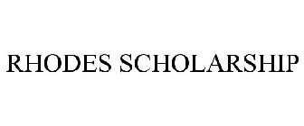 RHODES SCHOLARSHIP