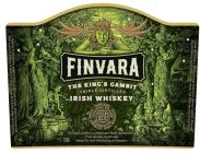 FINVARA THE KING'S GAMBIT TRIPLE DISTILLED IRISH WHISKEY THE KING'S GAMBIT IS A SOPHISTICATED BLEND, EXPERTLY CRAFTED FROM SPECIALLY SELECTED CASKS KNOWN FOR THEIR INDIVIDUALITY AND CHARACTER