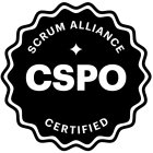 SCRUM ALLIANCE CSPO CERTIFIED