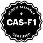 SCRUM ALLIANCE CAS-F1 CERTIFIED