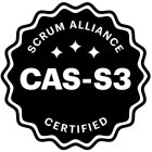 SCRUM ALLIANCE CAS-S3 CERTIFIED