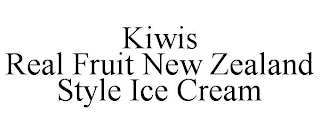 KIWIS REAL FRUIT NEW ZEALAND STYLE ICE CREAM