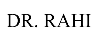 DR. RAHI